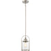 Quoizel QPP2781BN Payson One Light Mini Pendant, Brushed Nickel Main Image.jpg