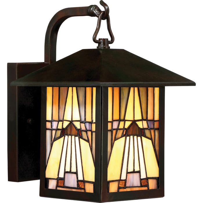 Quoizel TFIK8407VA Inglenook One Light Outdoor Wall Lantern, Valiant Bronze Main Image.jpg