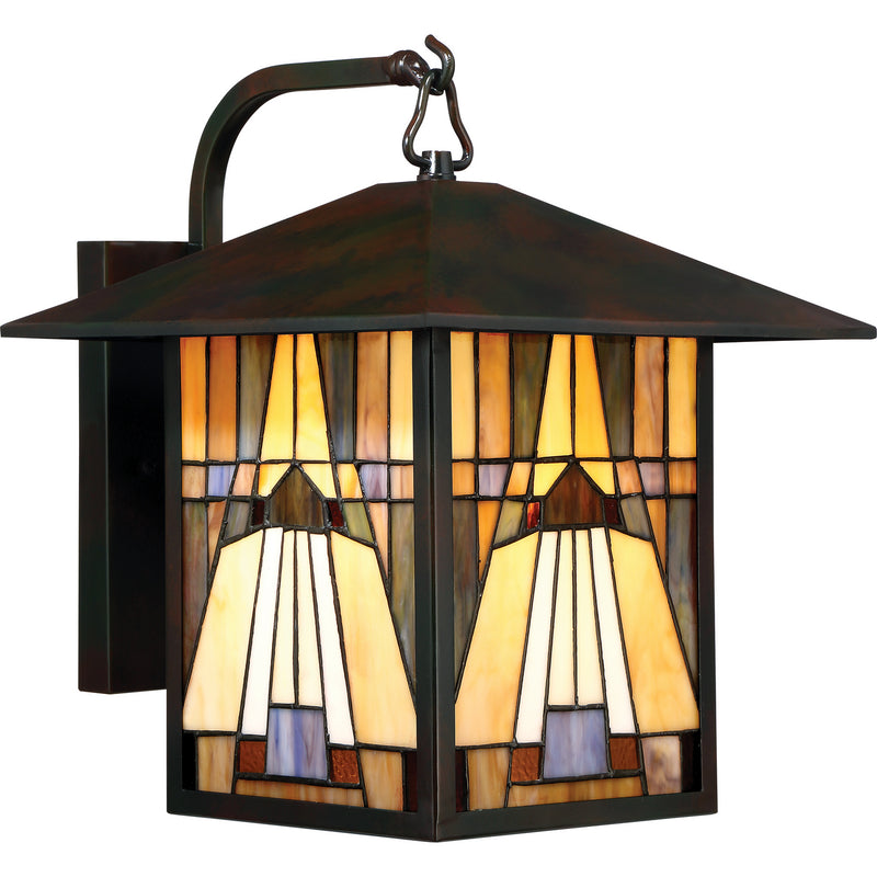Quoizel TFIK8411VA Inglenook One Light Outdoor Wall Lantern, Valiant Bronze Main Image.jpg