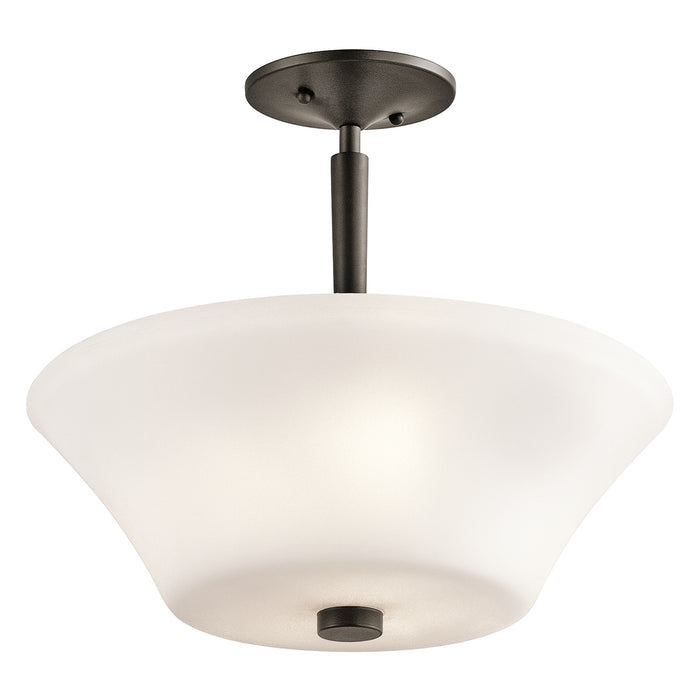 Kichler 43669OZL18 Aubrey LED Semi Flush Mount, Olde Bronze Main Image.jpg