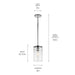 Kichler 43996CH One Light Mini Pendant, Chrome (2)