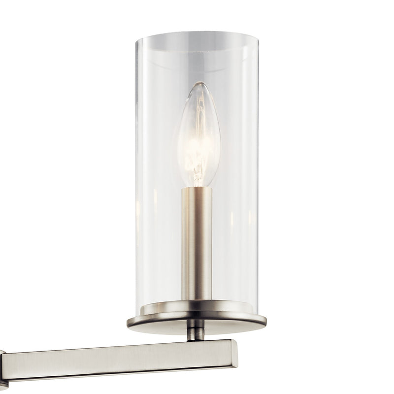 Kichler 43997NI Three Light Chandelier/Semi Flush, Brushed Nickel (2)
