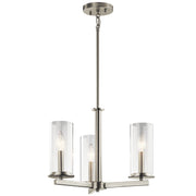 Kichler 43997NI Three Light Chandelier/Semi Flush, Brushed Nickel