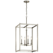 Kichler 43998NI Four Light Foyer Pendant, Brushed Nickel