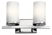 Kichler 45496CH Two Light Bath, Chrome