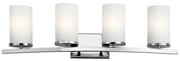 Kichler 45498CH Four Light Bath, Chrome