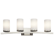 Kichler 45498NI Four Light Bath, Brushed Nickel