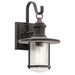 Kichler 49192WZC Riverwood One Light Outdoor Wall Mount, Weathered Zinc Main Image.jpg