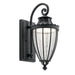 Kichler 49752BKTLED Wakefield LED Outdoor Wall Mount, Textured Black Main Image.jpg