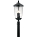 Kichler 49823BKT Yorke Three Light Outdoor Post Mount, Textured Black Main Image.jpg