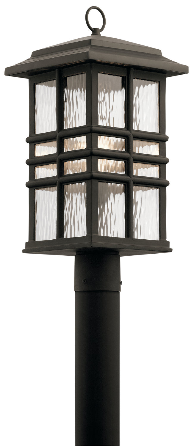 Kichler 49832OZ One Light Outdoor Post Mount, Olde Bronze