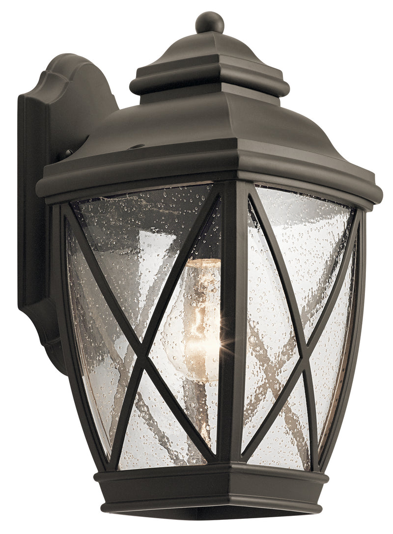 Kichler 49841OZ One Light Outdoor Wall Mount, Olde Bronze