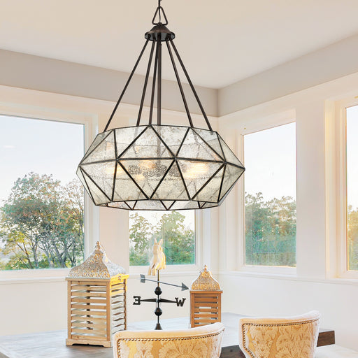 Savoy House 7-9009-5-28 Five Light Pendant, Oiled Burnished Bronze (2)