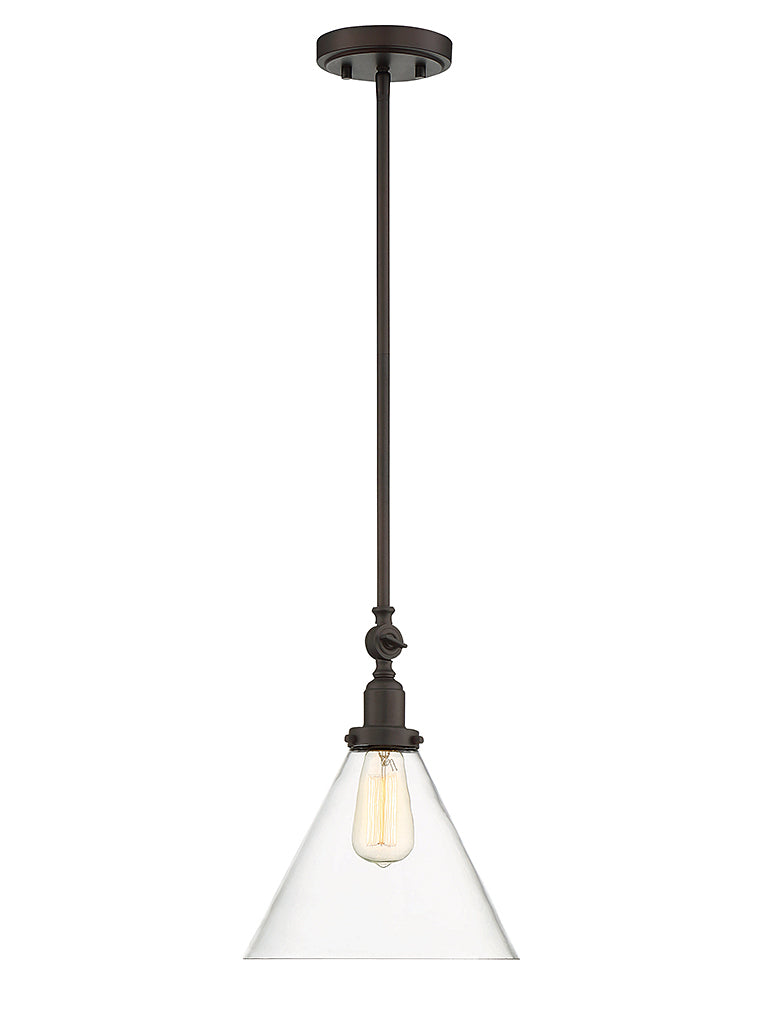Savoy House 7-9132-1-13 One Light Pendant, English Bronze