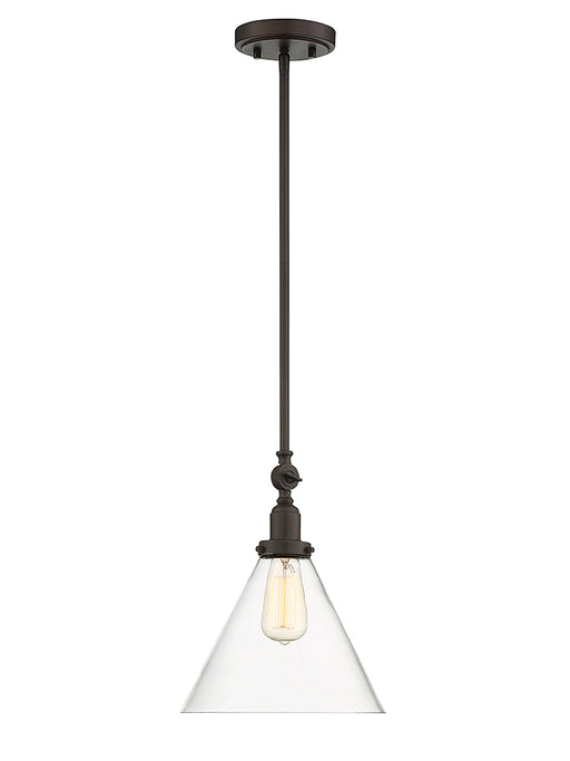 Savoy House 7-9132-1-13 One Light Pendant, English Bronze