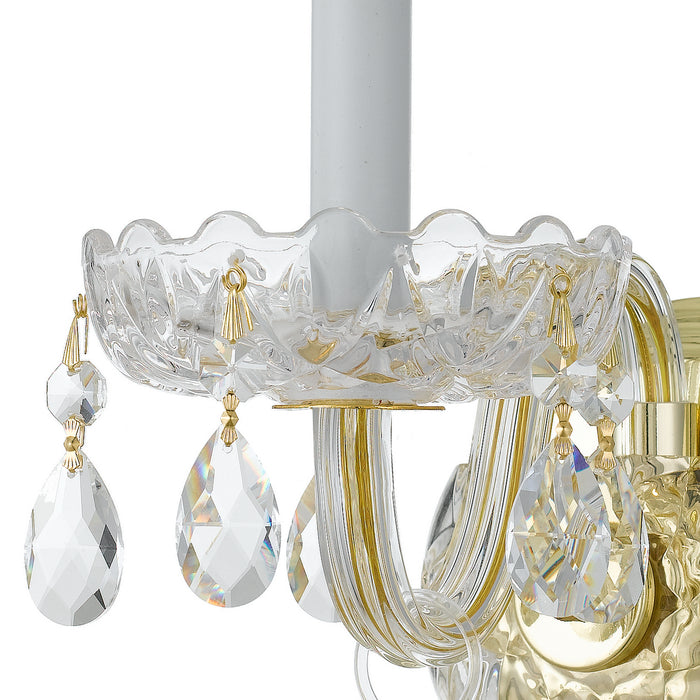 Crystorama 1031-PB-CL-MWP Traditional Crystal One Light Wall Sconce Polished Brass Alternate Image.jpg