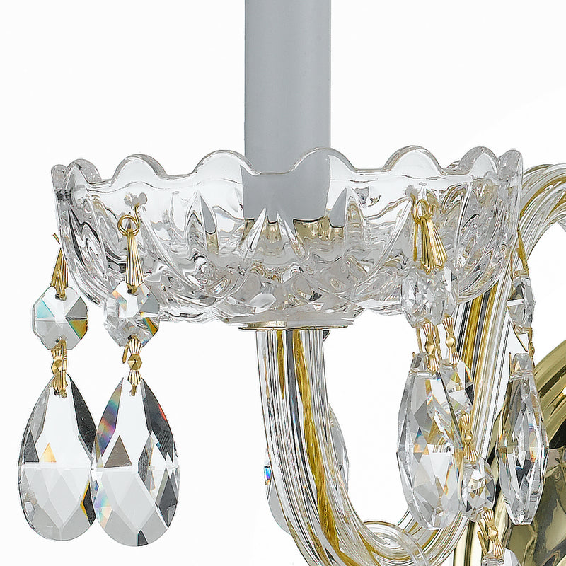 Crystorama 1032-PB-CL-SAQ Traditional Crystal Two Light Wall Sconce Polished Brass Alternate Image.jpg