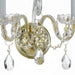Crystorama 1032-PB-CL-SAQ Traditional Crystal Two Light Wall Sconce Polished Brass Alternate Image 2.jpg