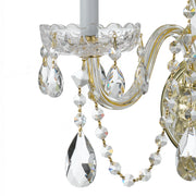 Crystorama 1033-PB-CL-SAQ Traditional Crystal Three Light Wall Sconce Polished Brass Alternate Image.jpg