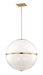 Crystorama 2030-AG Truax Four Light Chandelier Aged Brass Main Image.jpg