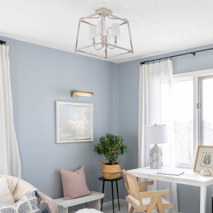 Crystorama 2243-PN Sylvan Four Light Semi Flush Mount Polished Nickel Alternate Image 4.jpg