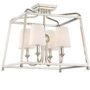 Crystorama 2243-PN Sylvan Four Light Semi Flush Mount Polished Nickel Main Image.jpg
