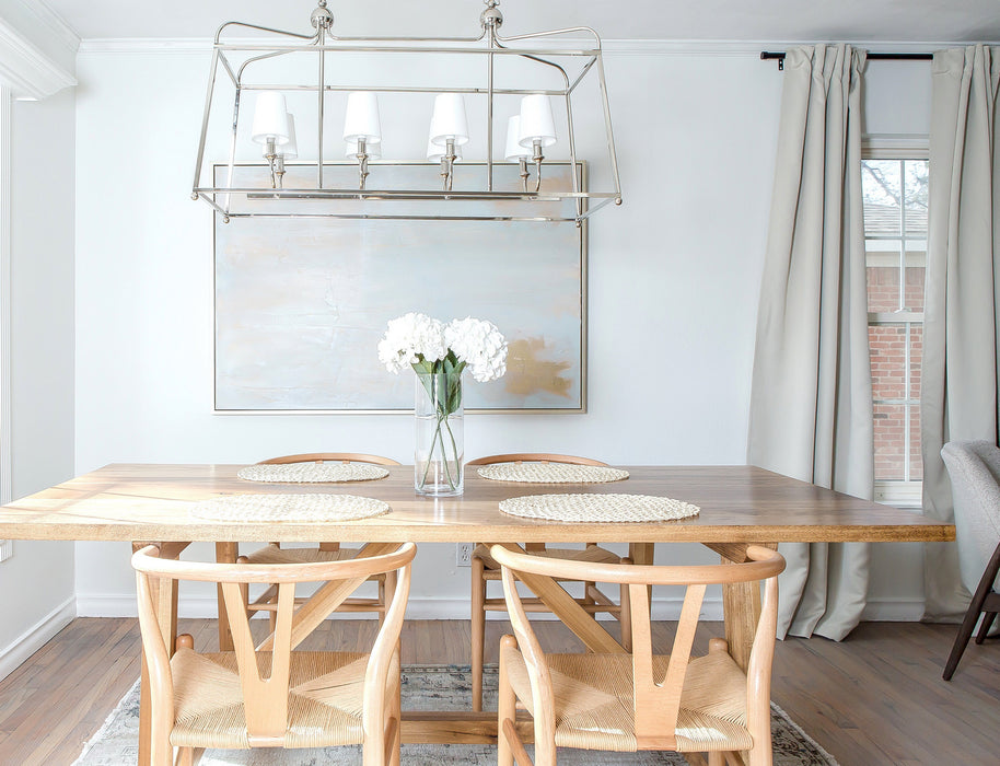 Crystorama 2249-PN Sylvan Eight Light Chandelier Polished Nickel Alternate Image 4.jpg