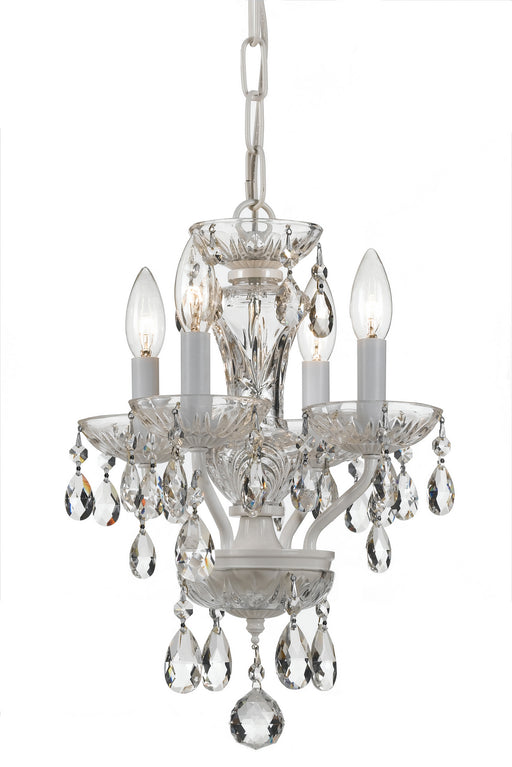 Crystorama 5534-WW-CL-S Traditional Crystal Four Light Mini Chandelier Wet White Main Image.jpg