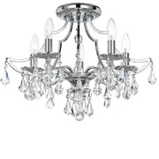Crystorama 5930-CH-CL-S Cedar Five Light Semi Flush Mount Polished Chrome Main Image.jpg
