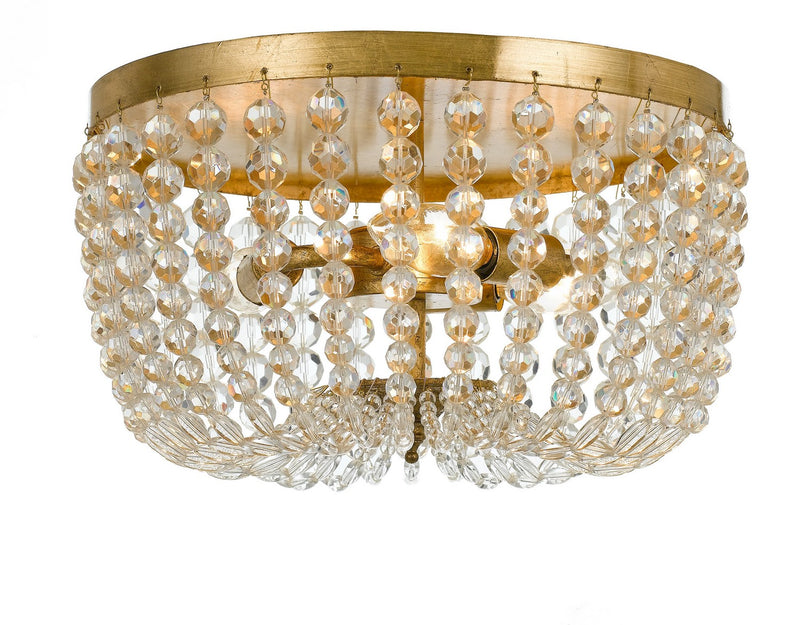 Crystorama 600-GA Rylee Three Light Flush Mount Antique Gold Main Image.jpg