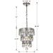 Crystorama 6103-SA Perla One Light Mini Chandelier Antique Silver Alternate Image 2.jpg