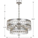 Crystorama 6106-SA Perla Five Light Chandelier Antique Silver Alternate Image 2.jpg