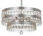 Crystorama 6106-SA Perla Five Light Chandelier Antique Silver Main Image.jpg
