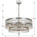 Crystorama 6108-SA Perla Six Light Chandelier Antique Silver Alternate Image 2.jpg