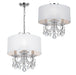 Crystorama 6623-CH-CL-S Othello Three Light Mini Chandelier Polished Chrome Alternate Image 2.jpg