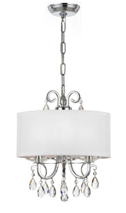 Crystorama 6623-CH-CL-S Othello Three Light Mini Chandelier Polished Chrome Main Image.jpg