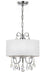 Crystorama 6623-CH-CL-SAQ Othello Three Light Mini Chandelier Polished Chrome Main Image.jpg
