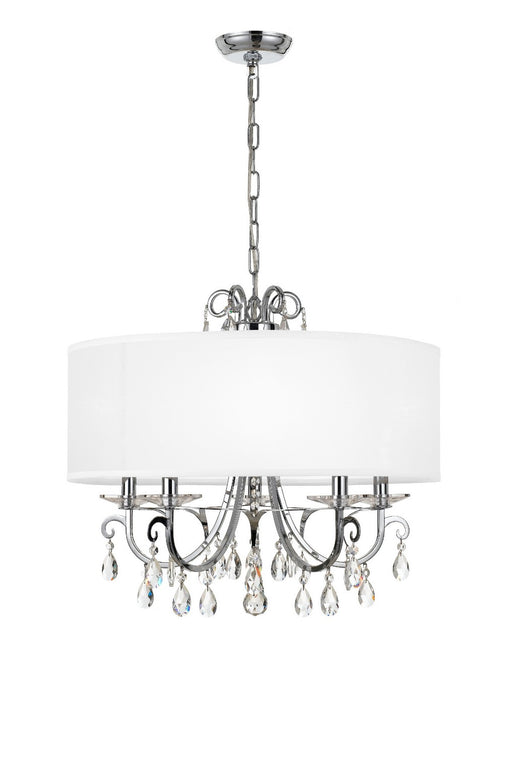 Crystorama 6625-CH-CL-S Othello Five Light Chandelier Polished Chrome Main Image.jpg