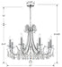 Crystorama 6828-CH-CL-S Othello Eight Light Chandelier Polished Chrome Alternate Image 2.jpg