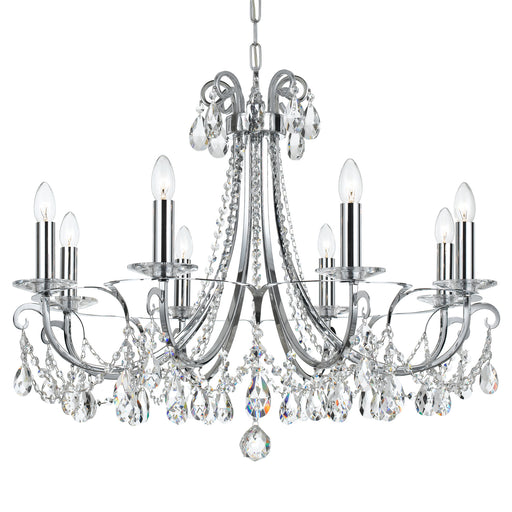 Crystorama 6828-CH-CL-S Othello Eight Light Chandelier Polished Chrome Main Image.jpg