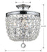 Crystorama 783-CH-CL-MWP Archer Three Light Semi Flush Mount Polished Chrome Alternate Image 4.jpg