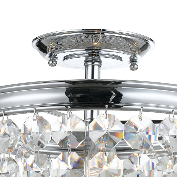Crystorama 783-CH-CL-S Archer Three Light Semi Flush Mount Polished Chrome Alternate Image 2.jpg