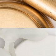 Crystorama 8683-MT-GA Alston One Light Chandelier Matte White / Antique Gold Alternate Image.jpg