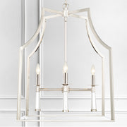 Crystorama 8864-PN Baxter Four Light Chandelier Polished Nickel Alternate Image 2.jpg