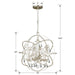 Crystorama 9026-OS-CL-S Solaris Five Light Chandelier Olde Silver Alternate Image.jpg