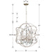 Crystorama 9026-OS-CL-S Solaris Five Light Chandelier Olde Silver Alternate Image 2.jpg