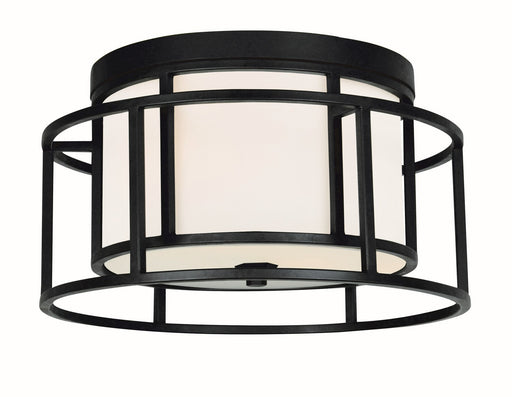Crystorama 9590-MK Hulton Two Light Flush Mount Matte Black Main Image.jpg