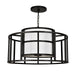 Crystorama 9595-MK Hulton Five Light Chandelier Matte Black Alternate Image.jpg