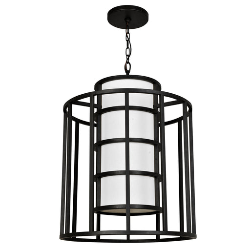 Crystorama 9597-MK Hulton Six Light Chandelier Matte Black Alternate Image.jpg
