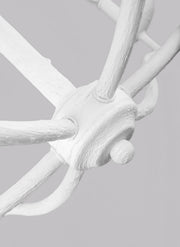Visual Comfort Studio F3130/6PSW Annie Six Light Chandelier, Plaster White Alternate Image 4.jpg
